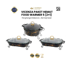Paket Hemat Food Warmer 5 (2+1) Hitam